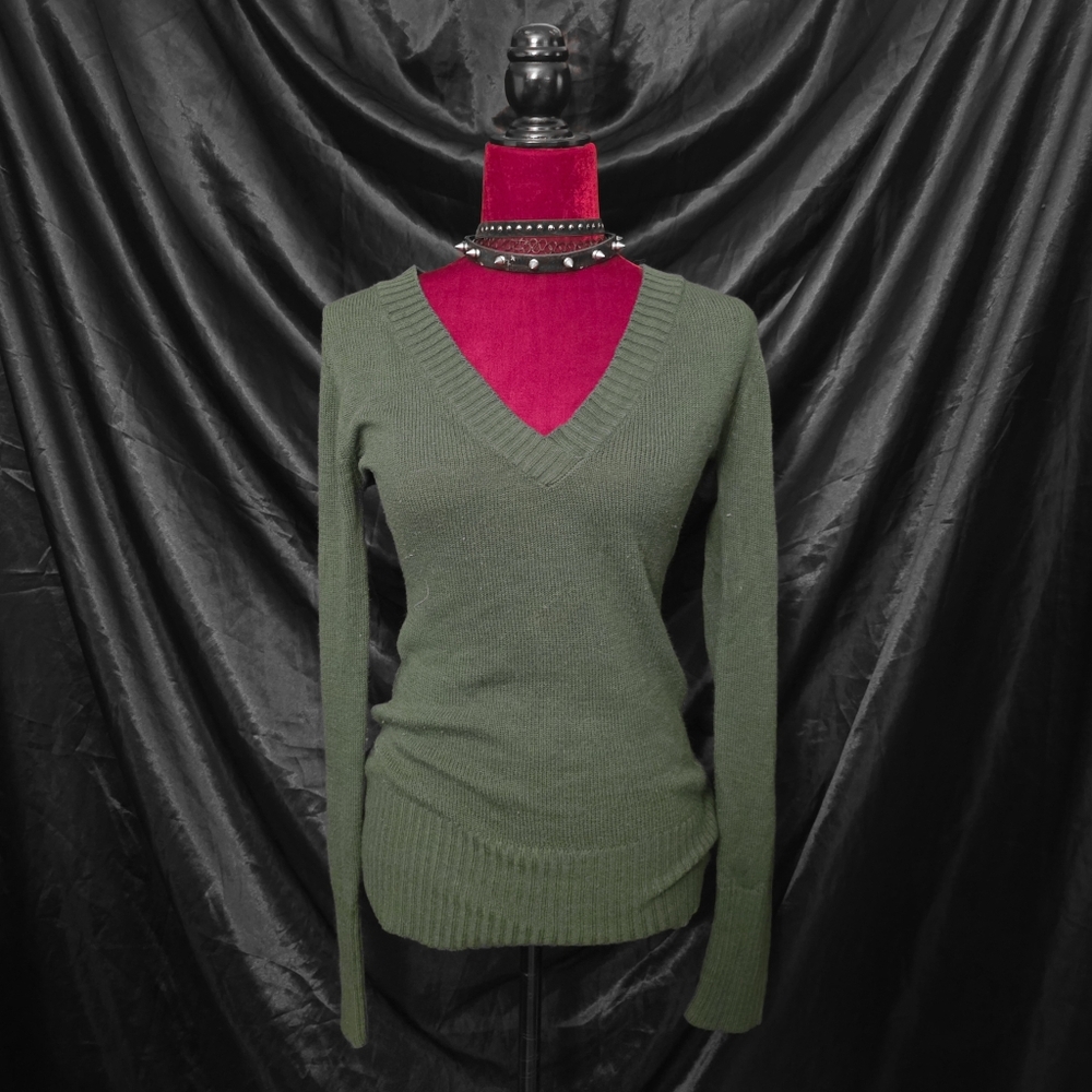 Green V Neck